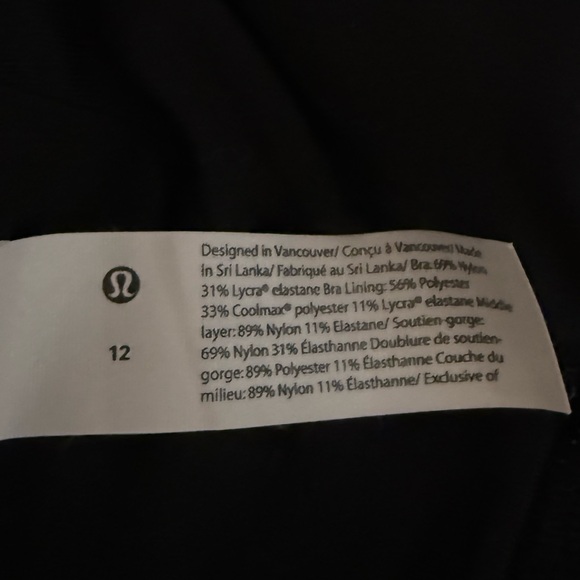 Lululemon Athletica Hyper Flow 12 Sports Bra - Picture 4 of 5